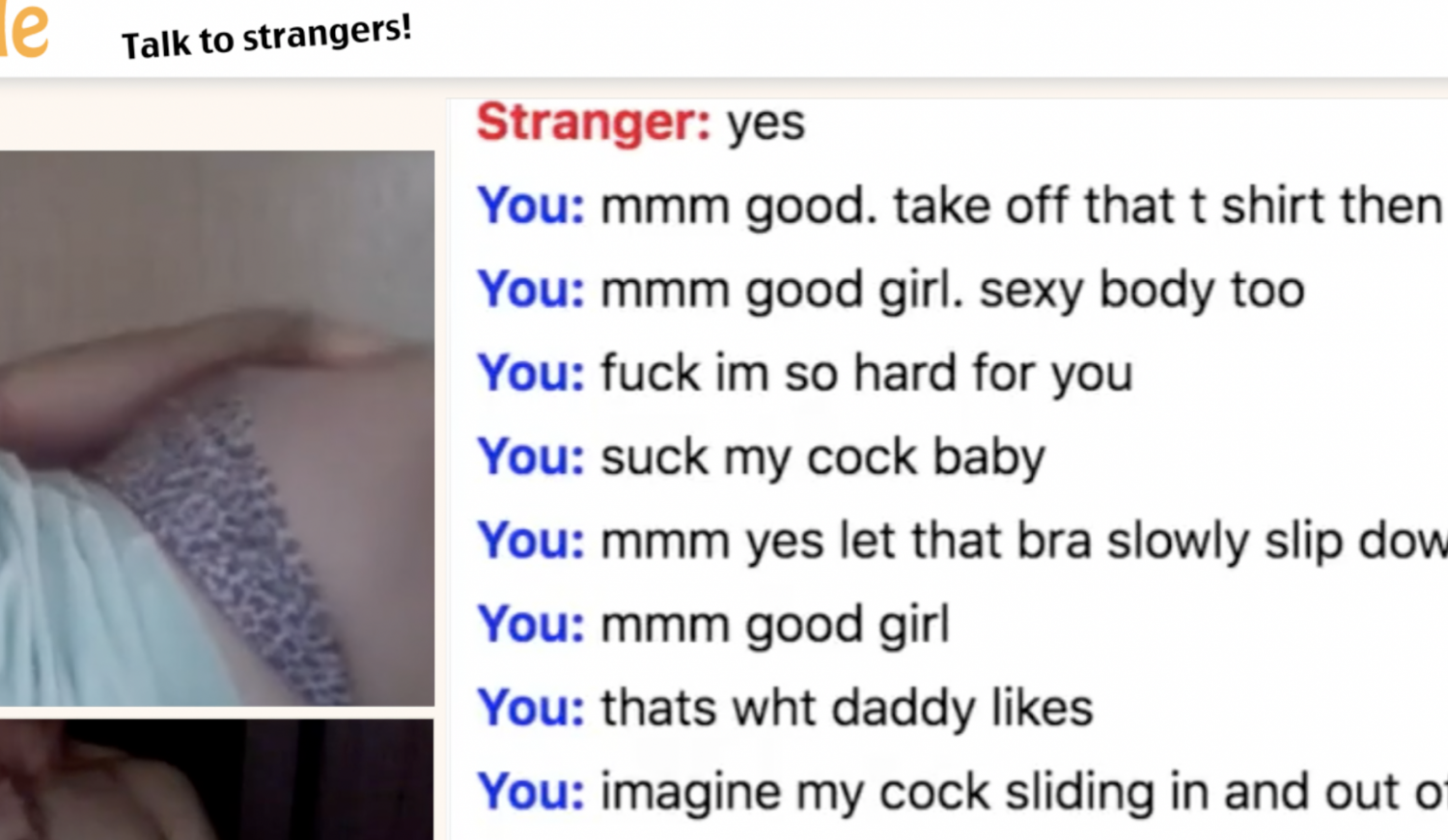 Hot chatting between a beautiful girl and a guy in Omegle sex chat...