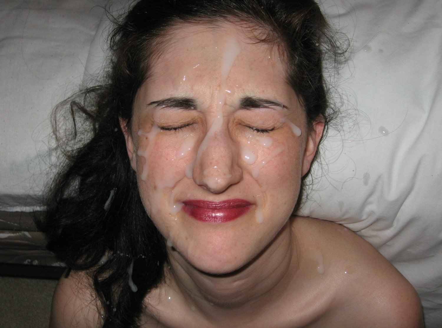 Brunette girlfriend is a facial queen #yeqMjHeU